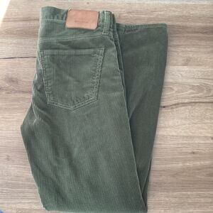 Moussy Vintage Howa Corduroy Pants Green sz 27